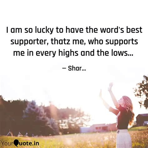 I am so lucky to have the... | Quotes & Writings by Qwerty | YourQuote