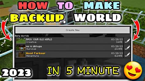 Image result for How to Use Backups Minecraft