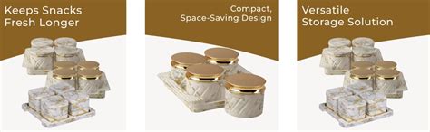 Buy Selvel Polypropylene Air Tight Dry Fruit Container Tray Set with ...