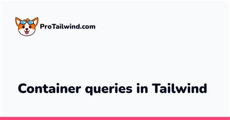 Image result for Tailwind Container