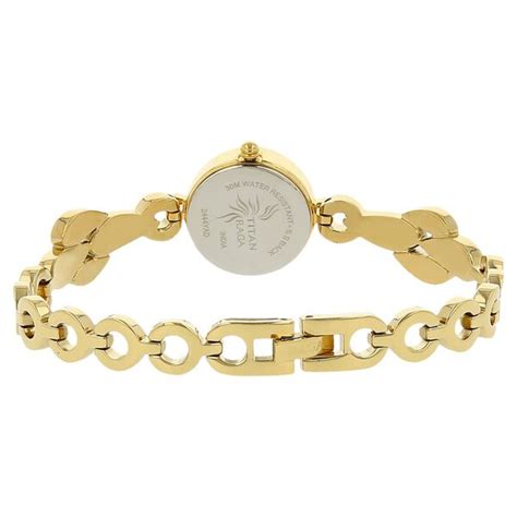 Buy Online Titan Raga Off White Dial Analog Metal Strap watch for Women ...