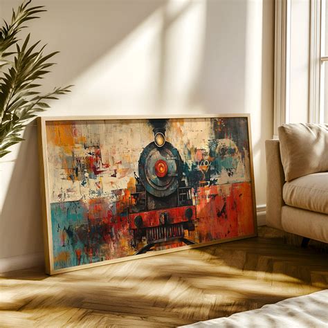 The Steam Locomotive by Pompidou Moderne | Buy Modern Art Online in ...