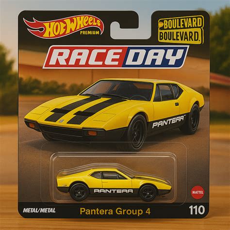 🏁 De Tomaso Pantera Gruppo 4 – Hot Wheels Premium (Boulevard Series #1 ...
