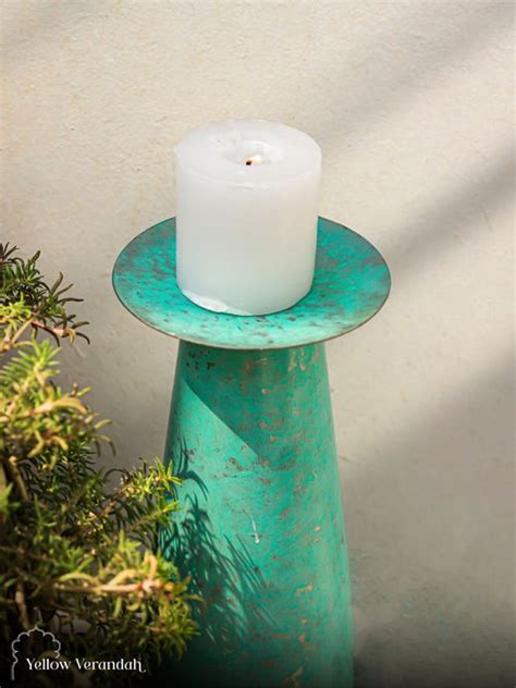 Candle Stand Online | Wooden, Antique & Metal Candle Stand – Yellow ...