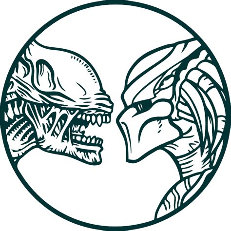 Image result for Alien vs Predator Symbol