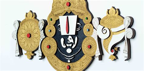 Load image into Gallery viewer, Balaji (Lord Venkateshwara) 3D Wood Art ...