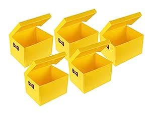 Corpac Pack of 5 Multipurpose Durable Plastic Storage Box 16 X 12 X 11 ...