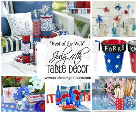 Table DIY Decorating for July 4th | Celebrating Holidays