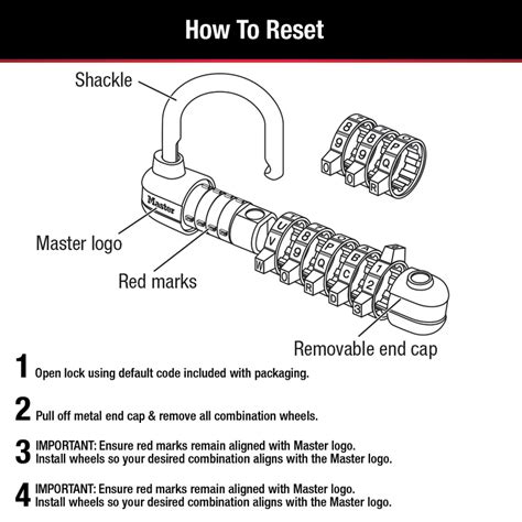 1534D Set Your Own WORD Combination Dial Padlock – Master Lock Store