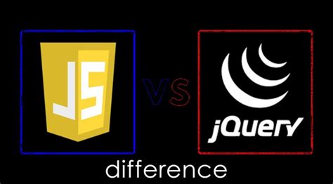 Diff Between JavaScript and jQuery 的图像结果