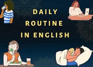 Image result for English Daily Routine Example