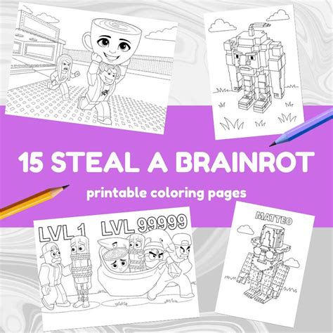 Coloring Pages Steal A Brainrot [2025]