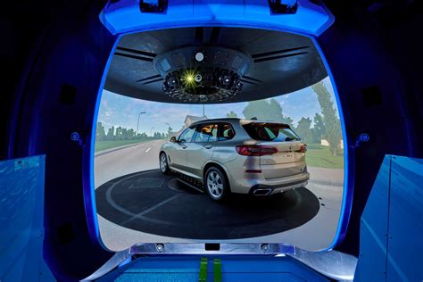 The Sapphire Space high-fidelity simulator: the dome houses the test vehicle and a 360-degree ...