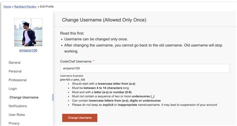 Image result for CodeChef Profile Example