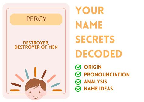 Percy - Boy Name Meaning and Pronunciation