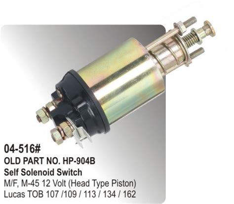 Self Solenoid Switch M-45 / M-418 / 2M 113 / M 127 Series 12 Volt 2 Cap ...