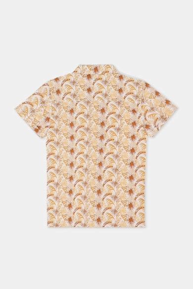 Buy Boys Beige Printed Casual Shirt Online - 39973782 | Allen Solly