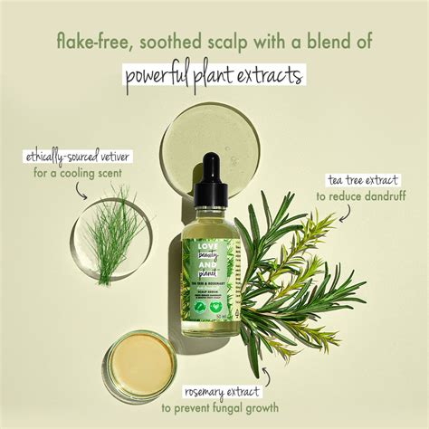 Tea Tree & Rosemary Scalp Serum 50ml – Love Beauty & Planet
