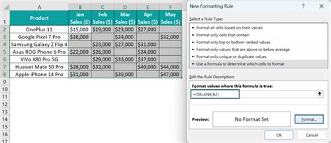 Conditional Formatting Excel Blank Cell 的图像结果
