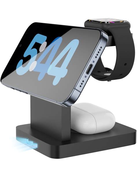 eller sante ® 3IN1 23W Magnetic Wireless Mag-Safe Charger Dock Station ...