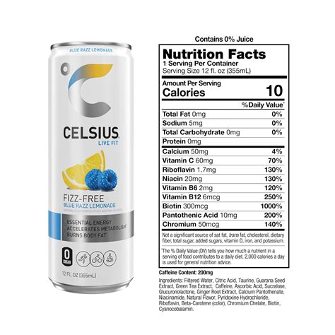 Snapklik.com : CELSIUS Fizz Free Blue Razz Lemonade, Functional ...