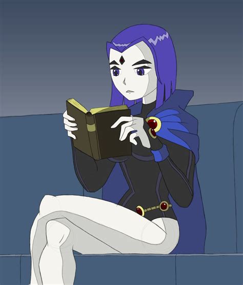 Quiet Time by PsychoDikdik | Raven teen titans, Raven teen titans go ...
