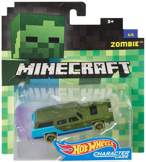 Hot Wheels Minecraft Character Cars Zombie 164 Diecast Character Car 66 ...