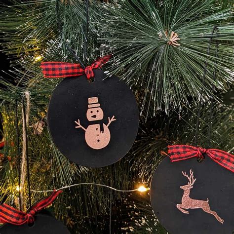Leather Christmas Tree Charms – The Black Canvas