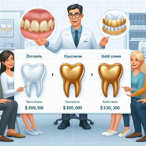 Zirconia vs. Gold Crown Cost: A Comprehensive Comparison