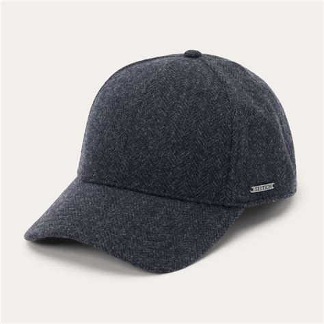Wool Herringbone Baseball Cap | Stetson
