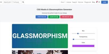 Image result for HTML/CSS Glass Effect Div