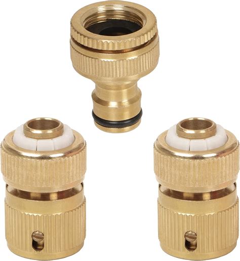 HASTHIP® 4Pcs Universal Tap Connector, Brass Pipe Connector for Tap ...