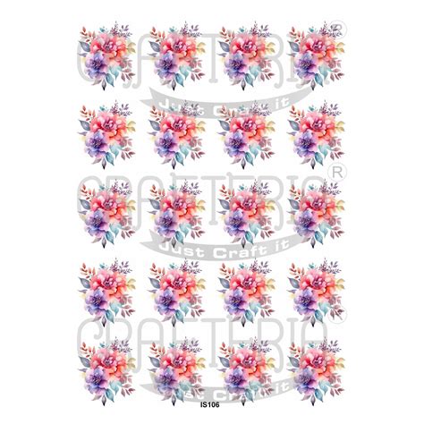 Flower Insert Sheet (Transparent Sheet) IS106