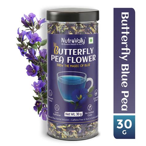 NutroVally Butterfly Pea Tea | Natural Blue Herbal Tea