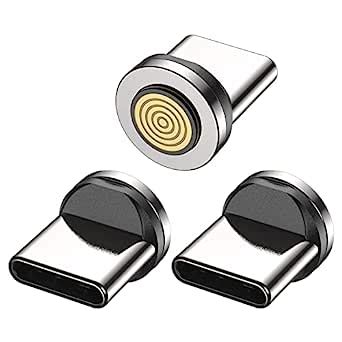 AUFU 60W/100W 9 Pin USB C Magnetic Connector/Tip/Heads (3-Pack), 360 ...