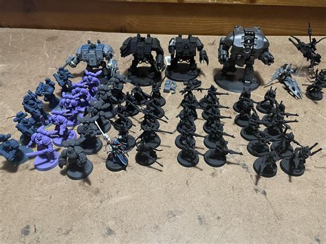 1 month ago I posted my pile of shame with the intention of seeing how much I could get painted ...