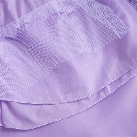 Shop Online Girls Purple Sequin Embellished Party Dress with Bow at ₹1479