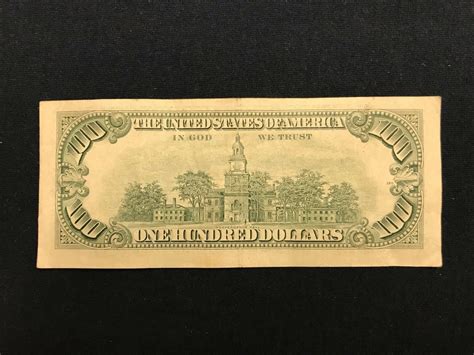 1990 $100 Dollar Bill | #1975039622