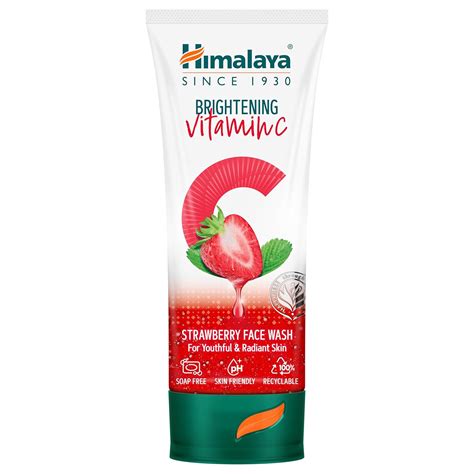 Himalaya Brightening Vitamin C Strawberry Face Wash | Brightening Face ...