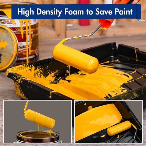 WORKPRO 12-Pack Foam Paint Roller 4 Paint | Ubuy India