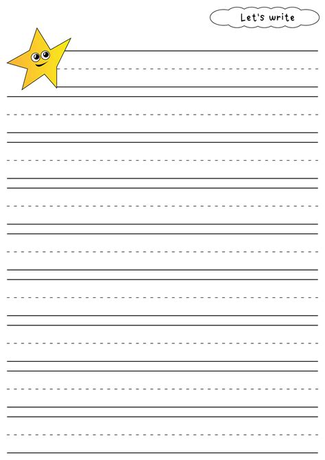 Letter Writing Paper For Kids - 10 Free PDF Printables | Printablee