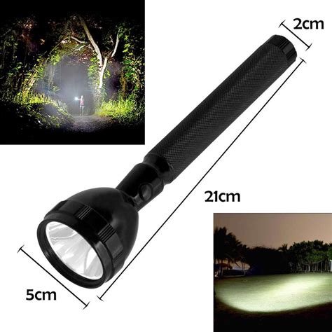 FGHHJ 600 Meter Long Beam Waterproof Chargeable LED 2 Mode Full Metal ...