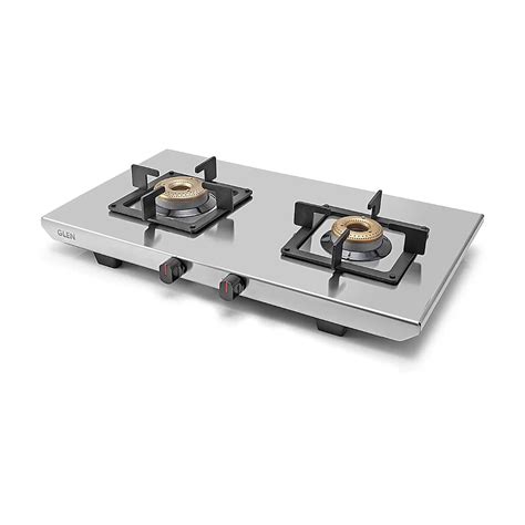 Glen 66 cm 2 Burner Cooktop Ultra Tuff Series ULTRA TUFF 1052 UT SS on ...