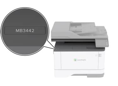 Image result for Lexmark Printer Serial Number