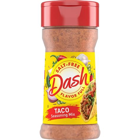 Dash Salt-Free Taco Seasoning Blend, 2.5 Ounce - Walmart.com