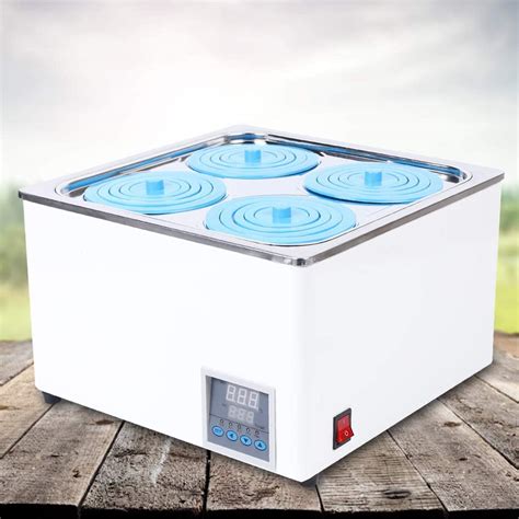 RENFANSHOP Digital Thermostatic Water Bath 12L 4-Hole Lab India | Ubuy