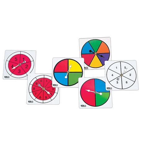 Buy ETA hand2mind Color/Number Spinner Collection, Set of 6 Online at ...