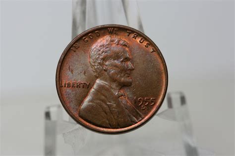 1955 D Lincoln Cent re- punched D/D-REV: Die Chip - For Sale, Buy Now ...