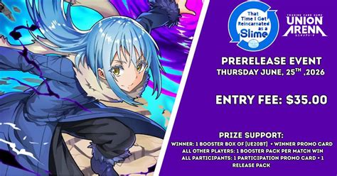 UNION ARENA That Time I Got Reincarnated as a Slime [UE20BT] – Release ...