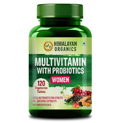 Buy Vlado's Himalayan Organics Multivitamin with Probiotics for Women ...